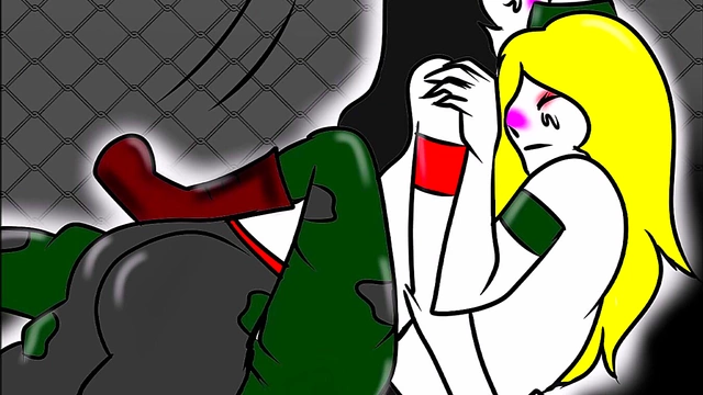 Blonde vs Brunette Catfight Wrestling for Extreme Hentai Pleasure