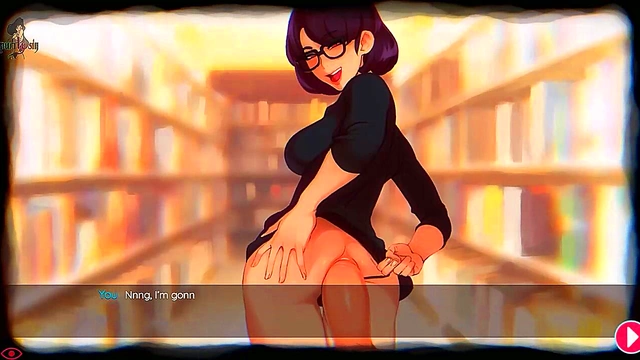 Succubus Librarian Fucks With Toys & Glasses For Hot Anime Anal Action