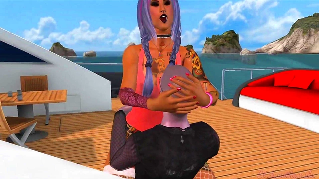 Horny Goth Cassie’s Big Tits & Ass Get Pounded in The Klub 17 Sea Adventure