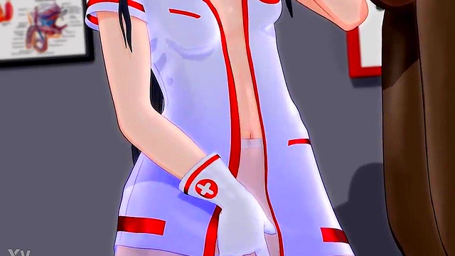 Nurse Rory Gives Handjob With Condom To BBC In Amazing 3D CG Anime Scene