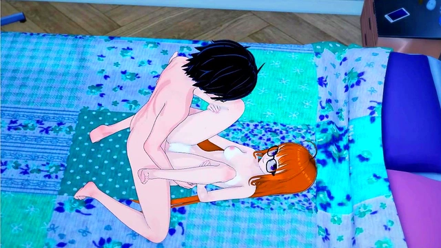 Futaba Rides Joker in Cowgirl, Side Fuck & Missionary for Orgasmic Creampie