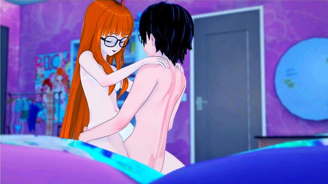 Futaba Rides Joker in Cowgirl, Side Fuck & Missionary for Orgasmic Creampie