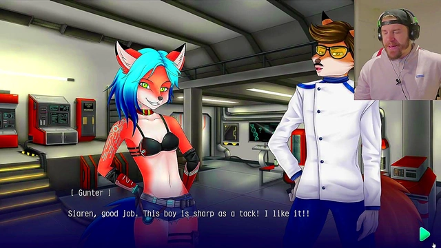 Horny Space Paws Girl Seduces You With Big Boobs While Playing Games