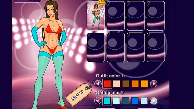 Sexy Stripper Outfit & Pole Dance Action in MNF Club's Top Sex Game