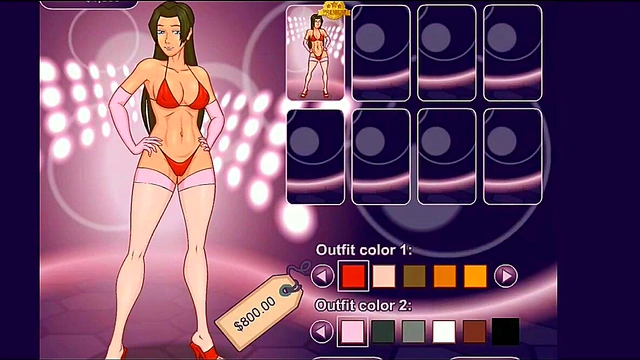 Sexy Stripper Outfit & Pole Dance Action in MNF Club's Top Sex Game