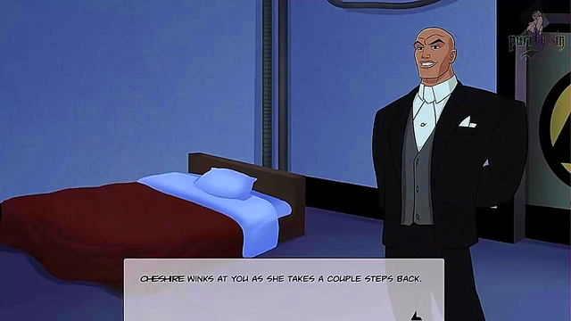 Batgirl & Cheshire Strip for Thicc Anime Action with Wonder Woman & Harley Quinn