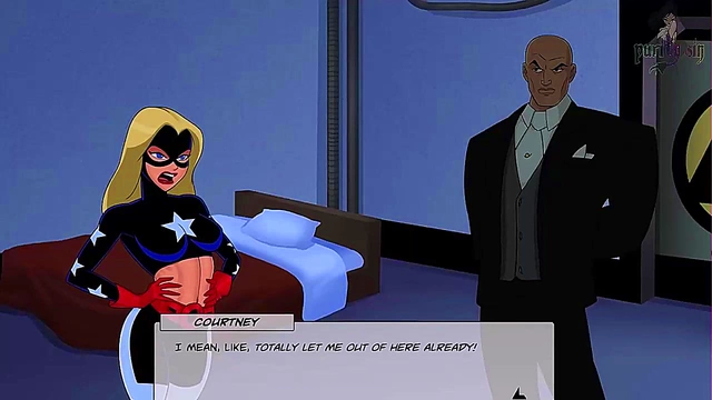 Batgirl & Cheshire Strip for Thicc Anime Action with Wonder Woman & Harley Quinn