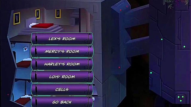 Batgirl & Cheshire Strip for Thicc Anime Action with Wonder Woman & Harley Quinn