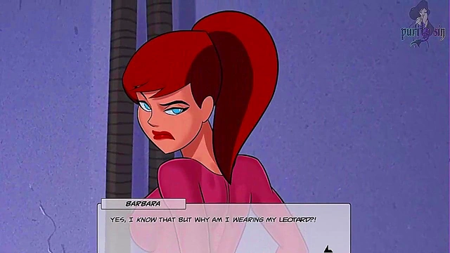 Batgirl & Cheshire Strip for Thicc Anime Action with Wonder Woman & Harley Quinn