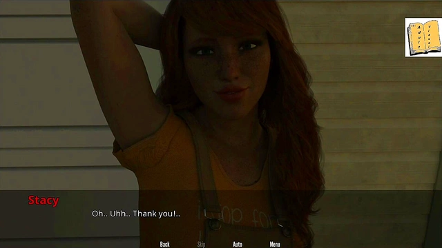 Purple-HairedTeen Shows Off Her Big Tits And Ass In Erotic 3D Hentai Scene