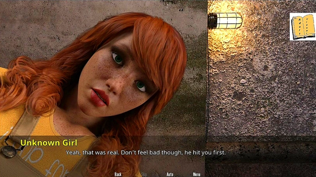 Purple-HairedTeen Shows Off Her Big Tits And Ass In Erotic 3D Hentai Scene