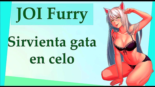 Furry Maid in Heat Seduces You for JOI Orgasm Delight