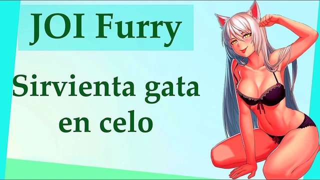 Furry Maid in Heat Seduces You for JOI Orgasm Delight