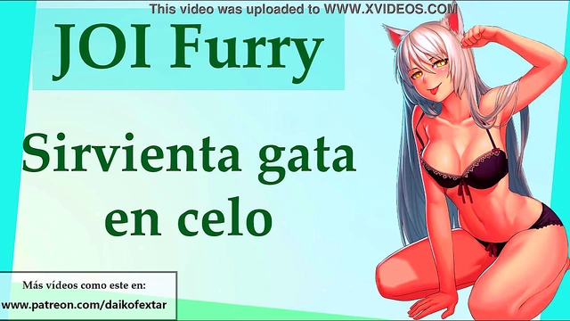 Furry Maid in Heat Seduces You for JOI Orgasm Delight