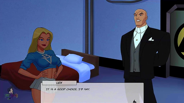 Batgirl Fingers Royal Princess in DC Comics Hentai Adventure