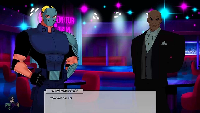 Batgirl Fingers Royal Princess in DC Comics Hentai Adventure