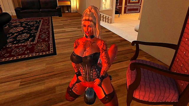 Horny Anime Mistress Pegs Submissive Slave Boy With Dildo For Hot Sex Action