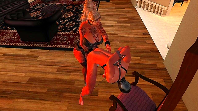 Horny Anime Mistress Pegs Submissive Slave Boy With Dildo For Hot Sex Action