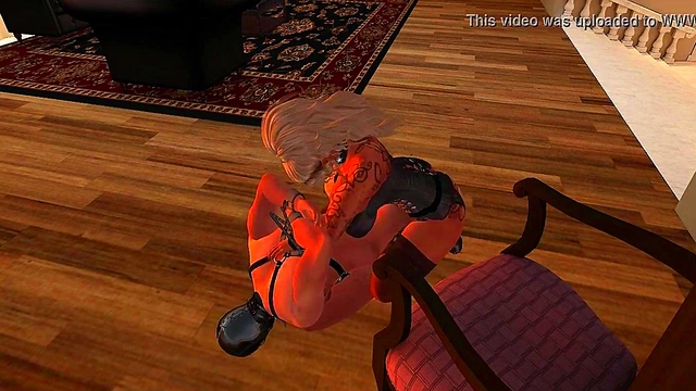 Horny Anime Mistress Pegs Submissive Slave Boy With Dildo For Hot Sex Action