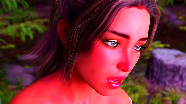 Busty Anime Girlfriend Walks & Shares First Kiss In 3D Hentai Adventure