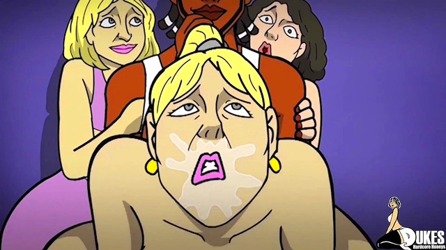 Big-Ass Married Arab MILFs Fucked Hard By BBC in Threesome Uncensored Anime Action