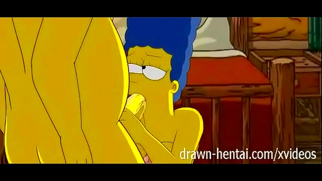 Homer Simpson Fucks Big-Titted Marge In Love Cabin Hentai Scene