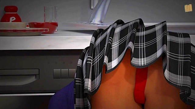 Sexy Redhead Teases In Big City Pleasures For A Hot Hentai Adventure