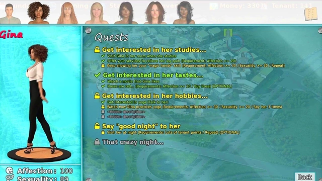 Sexy Redhead Teases In Big City Pleasures For A Hot Hentai Adventure