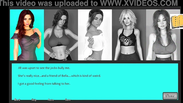 Blonde College Chick Gets Fucked In 3D Hentai Visual Novel Sex Game Walkthrough