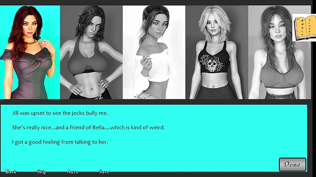 Blonde College Chick Gets Fucked In 3D Hentai Visual Novel Sex Game Walkthrough