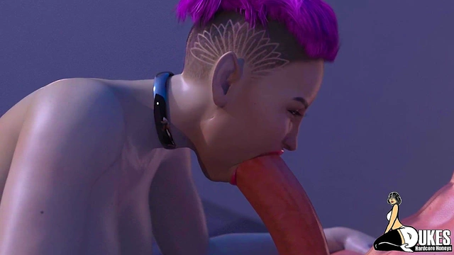 Big-Titted Hentai Babe Gets Rough Doggy Style Fucking & Creampie During Late Night Visit