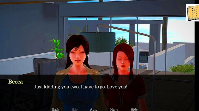 Teen Step-Sister Seduces Me in 3D Hentai Visual Novel Adventure