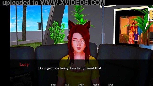 Teen Step-Sister Seduces Me in 3D Hentai Visual Novel Adventure