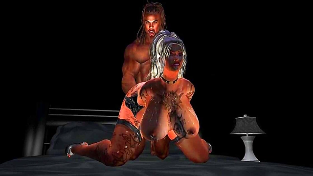 Interracial MILF Anime Babe Rides Big Black Cock for Anal Orgasm & Cumshot