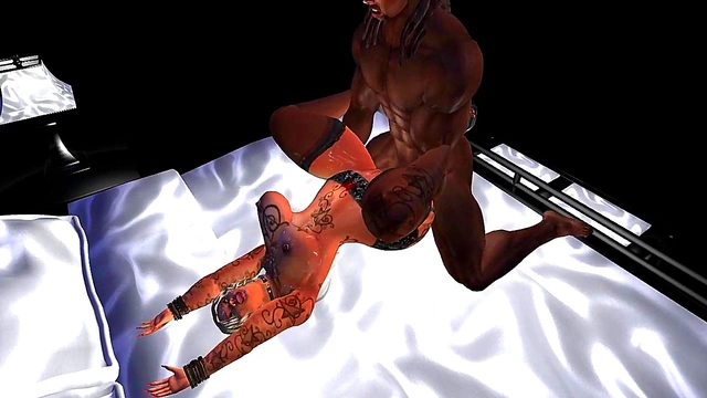 Interracial MILF Anime Babe Rides Big Black Cock for Anal Orgasm & Cumshot