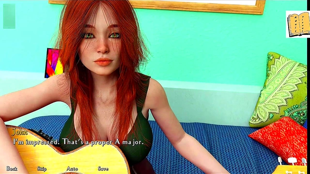 Redhead Chick With Big Ass And Tits Seduces You In 3D Hentai Walkthrough