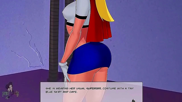 Horny Batgirl & Supergirl Get Trained By Harley Quinn In Steamy Justice League Anime Scene