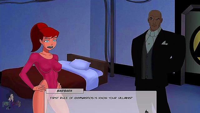 Horny Batgirl & Supergirl Get Trained By Harley Quinn In Steamy Justice League Anime Scene