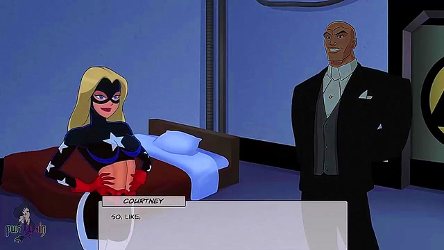 Horny Batgirl & Supergirl Get Trained By Harley Quinn In Steamy Justice League Anime Scene