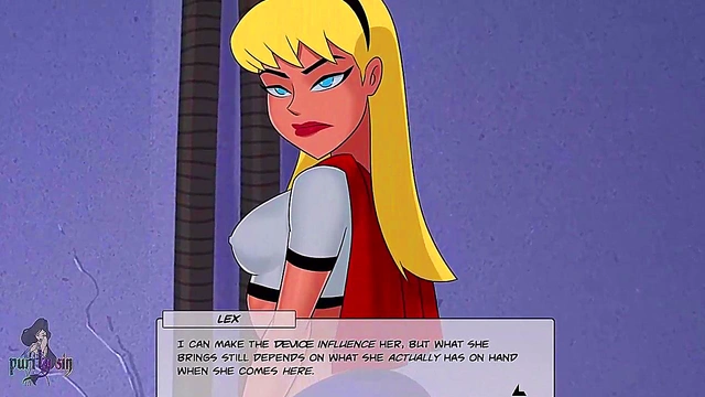 Horny Batgirl & Supergirl Get Trained By Harley Quinn In Steamy Justice League Anime Scene