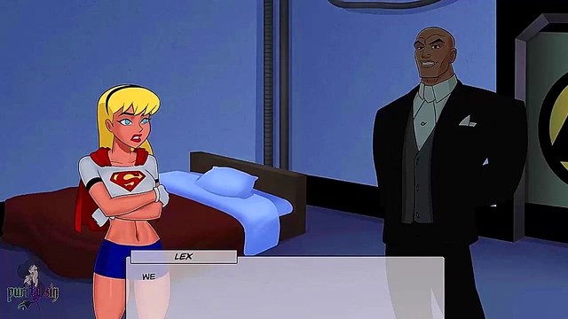 Horny Batgirl & Supergirl Get Trained By Harley Quinn In Steamy Justice League Anime Scene