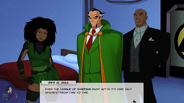 Cheshire Submits to Her Masters in DC Comics Hentai Slave Fantasy