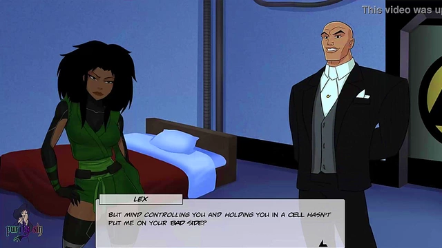 Cheshire Submits to Her Masters in DC Comics Hentai Slave Fantasy