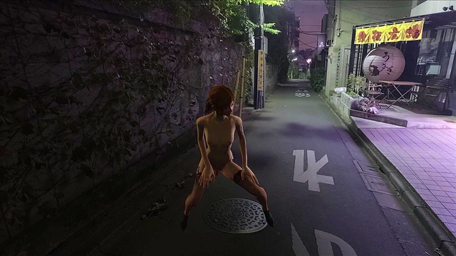 Teen Brunette Dances Seductively in Fallout 4 Anime With Small Tits & Dildo Fun