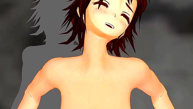 Pregnant Woman Dances Seductively in 3D Anime MMD Animation