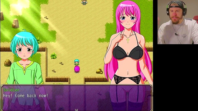 Nun Reveals Her Boobs for Cash in The Promised Rosary Hentai Game