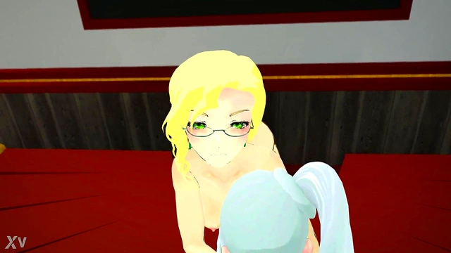 Weiss Schnee Trains Hard With Big Dick Geek In Uncensored 3D Hentai Classroom Action