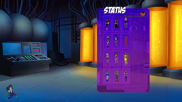 Blonde Cheerleader & Redhead Raven Train Justice League Girls for naughty fun