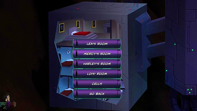 Blonde Cheerleader & Redhead Raven Train Justice League Girls for naughty fun