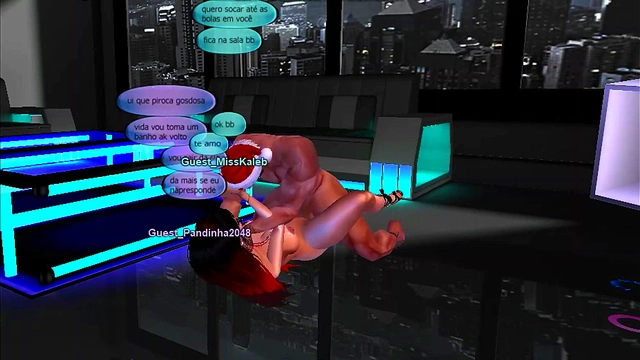 Step Father Moans As Teen Daughter Takes Big-AssFuck For Anime 3D Cumshot